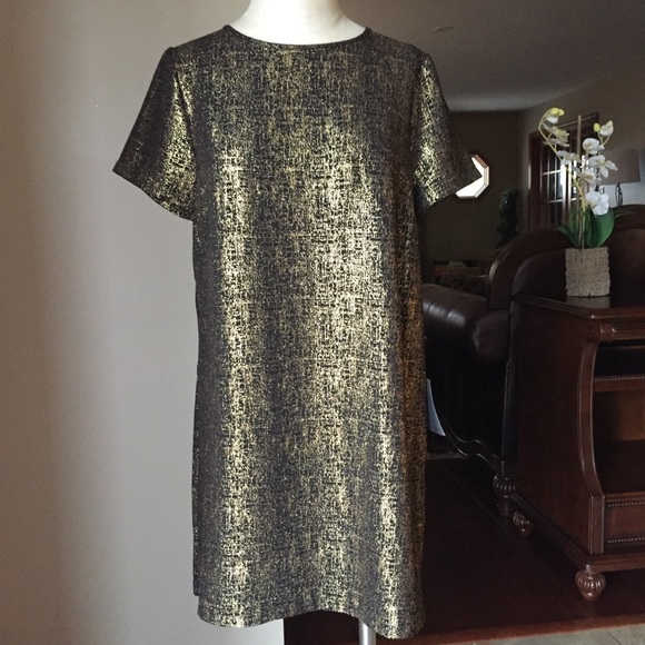 Felicity and Coco Dresses & Skirts - NWT Felicity & Coco Black/Gold Dress M